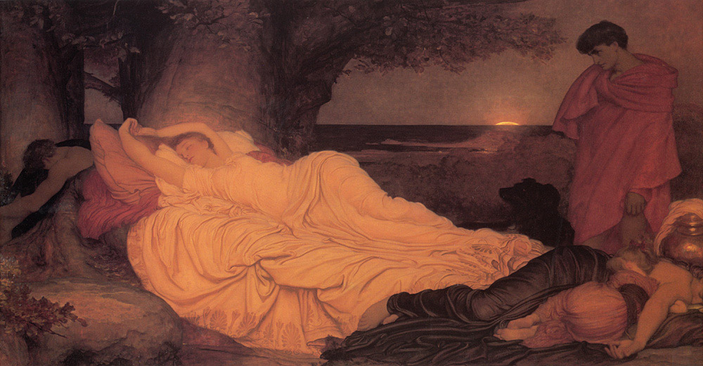 Cymon And Iphigenia by Frederic Leighton